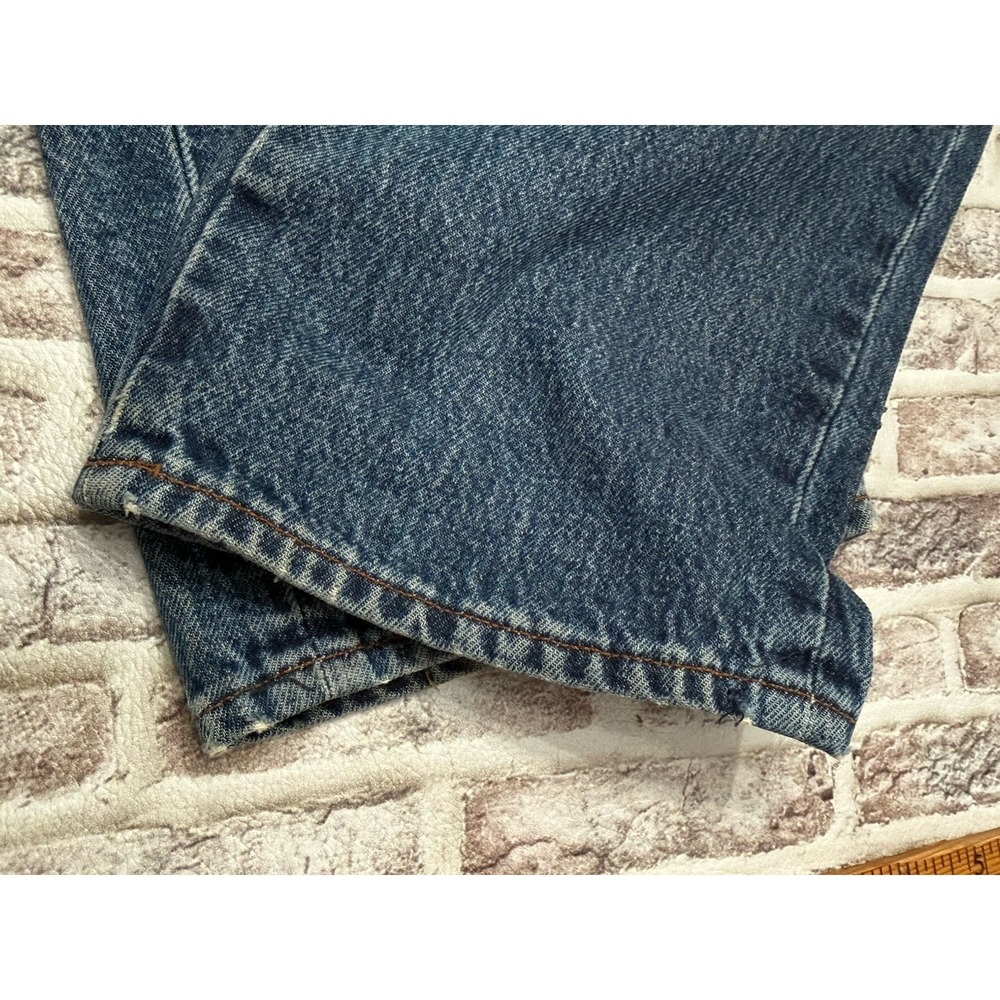 Levis‎ Jeans 511 Mens 36x32 Blue Slim Made and Crafted Big E Whiskers Premium - Picture 13 of 14